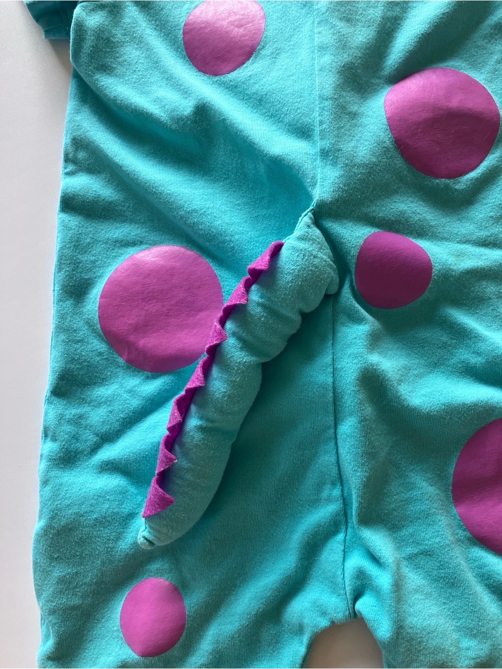 Disney Parks Monsters Inc Sulley Romper Costume Onesie 24M | 100% Cotton - Picture 6 of 12